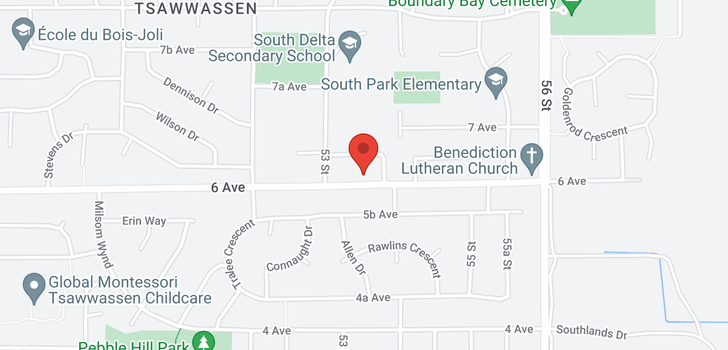 map of 5355 6 AVENUE